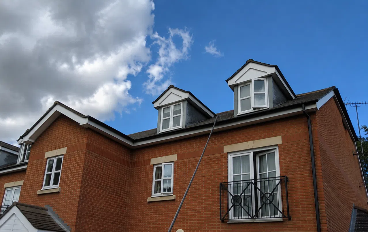 Commercial gutter cleaning by Exact Clean