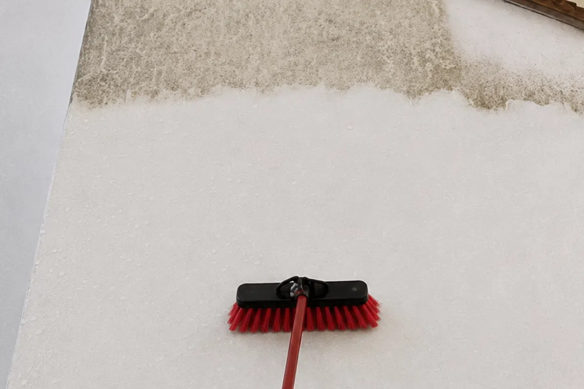 Professional exterior wall cleaning by Exact Clean